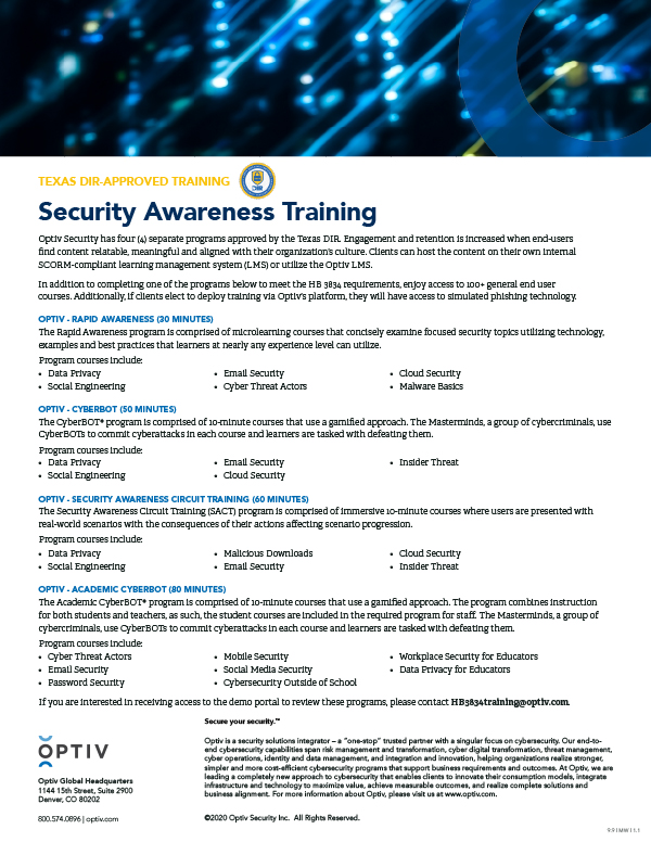 CyberOps_SecurityAwarenessTrainingTXDIR_ServiceBrief_ImageSetNew Website Thumbnail-600x766