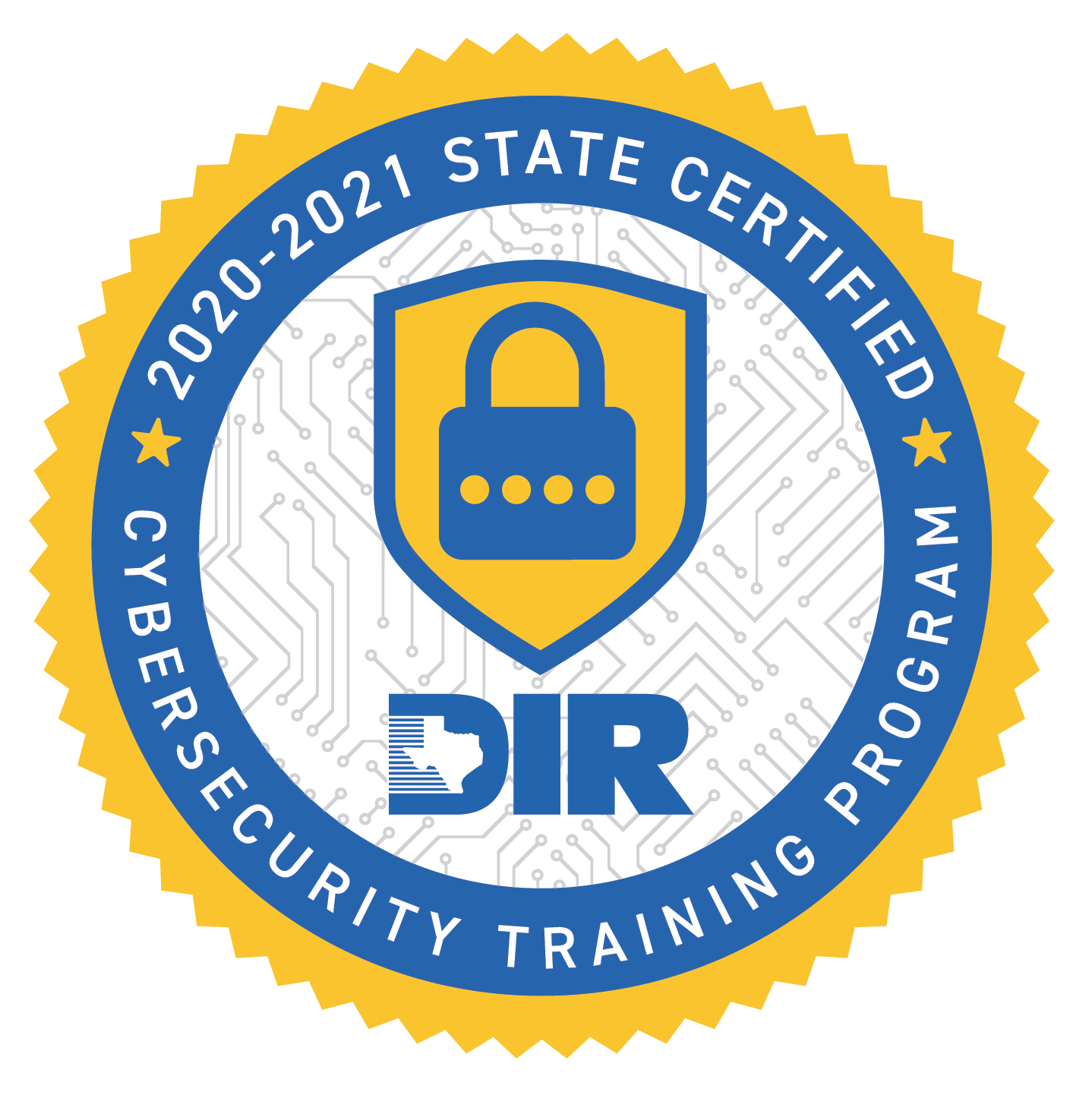 DIR Cybersecurity Training Logo 2020-2021