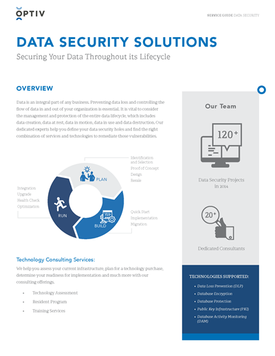 Data Security Service Guide