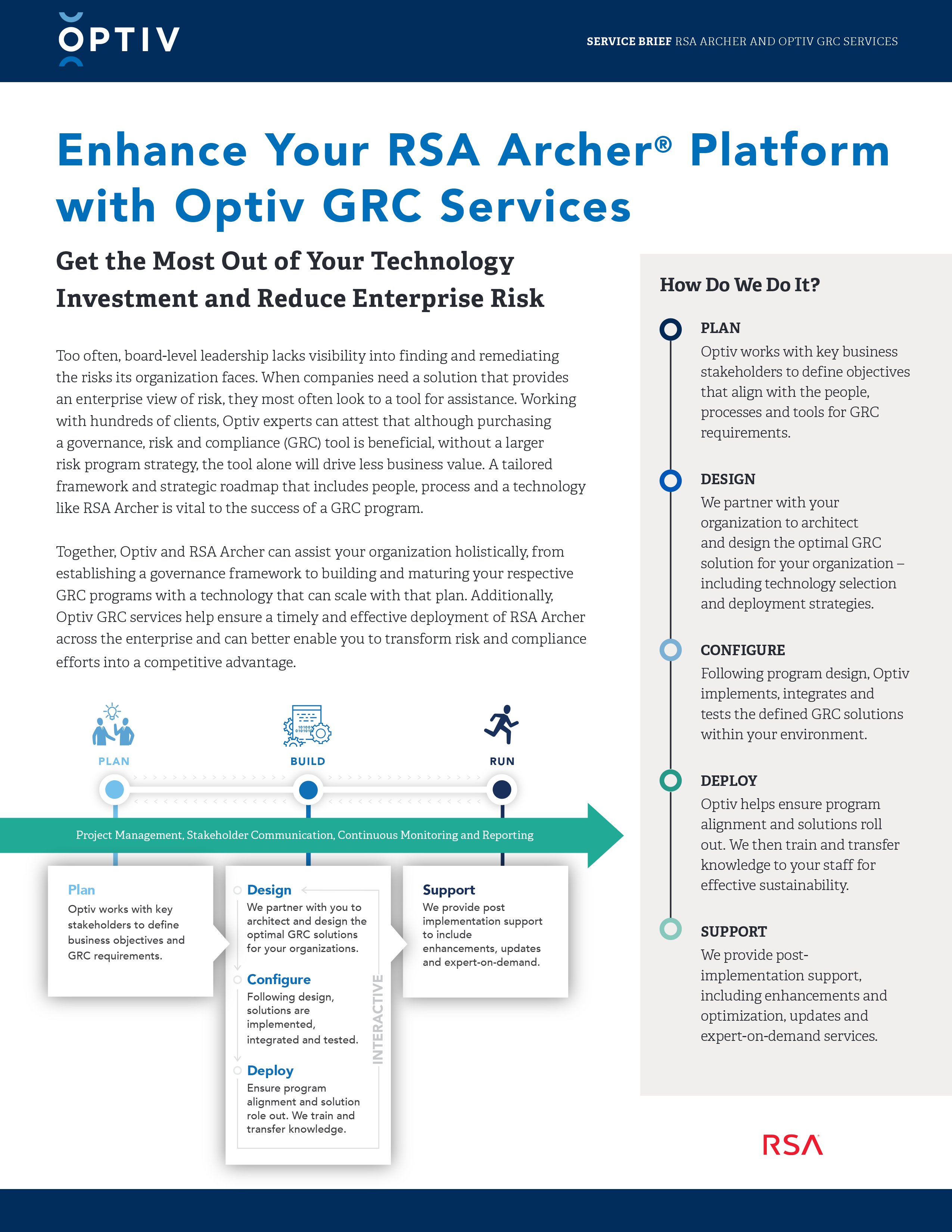 Optiv GRC and RSA Archer Service Brief-cover