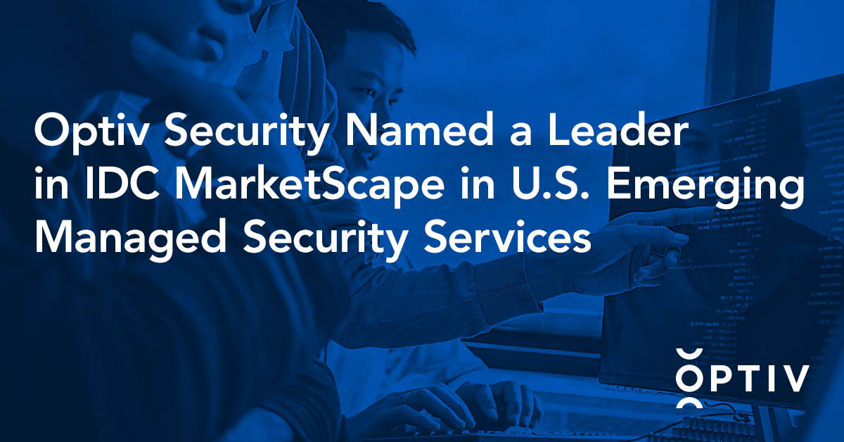 IDC Names Optiv Leader in Managed Security Services | Optiv
